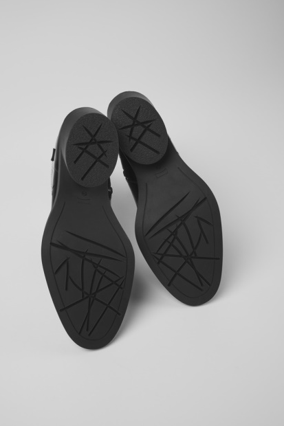 Design Bonnie Svarte Skinnstøvler Til Damecamper