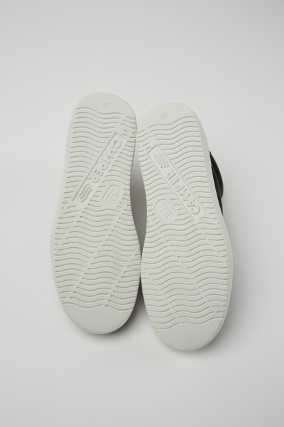 Runner K21 Svart Skinn Joggesko For Kvinner Eksklusiv Camper