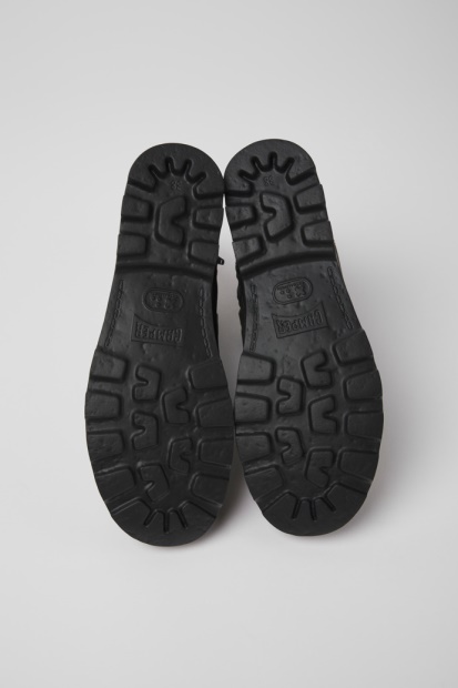 Eksklusiv Camper Brutus Grå Tekstil Og Nubuck Ankelstøvletter For Kvinner