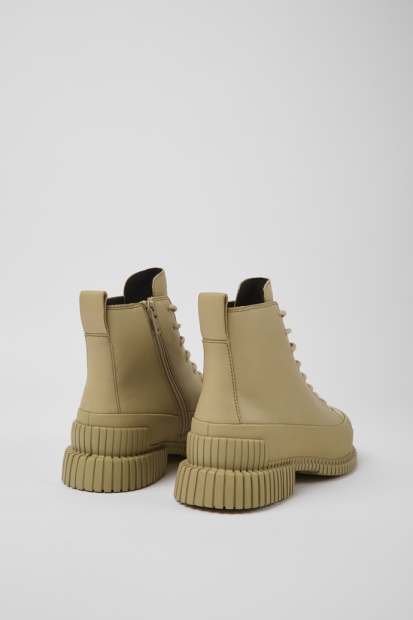 Camper Design Pix Beige Ankelstøvletter I Skinn For Kvinner