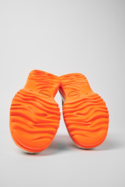 Camper Teix Oransje Og Beige Ankelstøvletter For Nye Kvinner