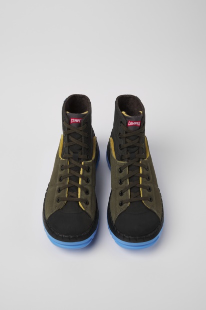 Teix Grå Og Grønne Ankelstøvletter For Kvinner Eksklusiv Campingvogn