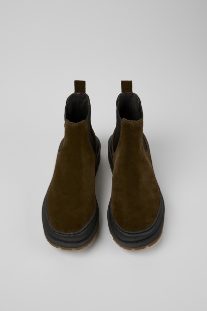 Brutus Trek Michelin Brune Nubuck Ankelstøvletter For Kvinner Bobil Nyankomne