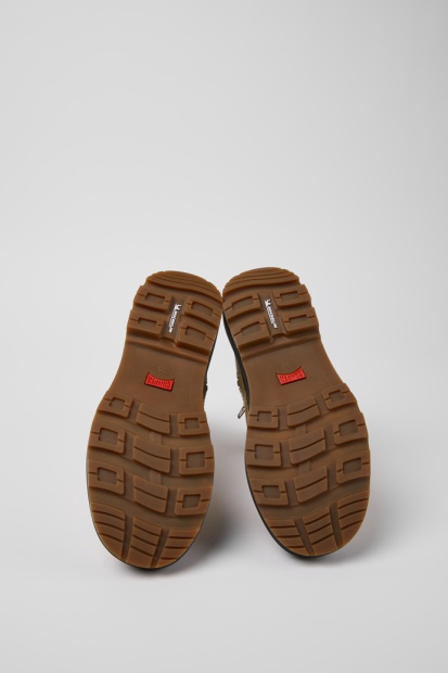 Brutus Trek Michelin Ankelstøvletter I Beige Skinn For Kvinner Bobil Nyankomne