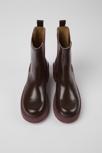 Milah Burgunder Chelsea Boots For Kvinner Bobil Nyankomne