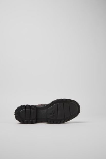 Eksklusiv Camper Pix Rosa Og Svarte Snørestøvletter I Skinn For Kvinner