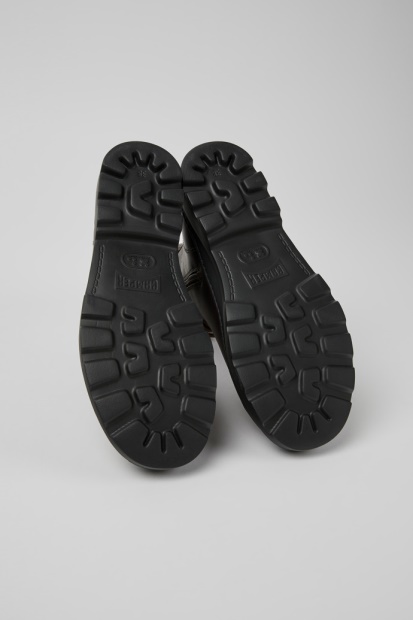 Design Brutus Mørkebrune Ankelstøvletter I Skinn For Damecamper