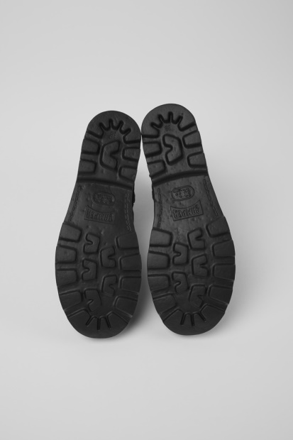 Eksklusiv Camper Brutus Mørkegrå Ankelstøvletter I Tekstil Og Nubuck For Kvinner