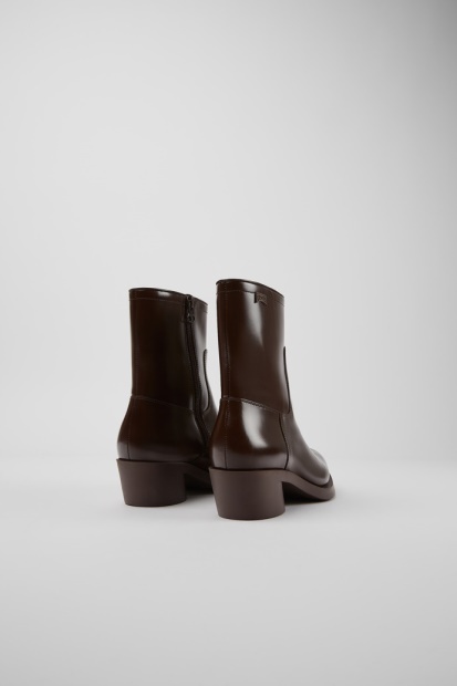 Camper Design Bonnie Mørkebrune Ankelstøvletter For Kvinner