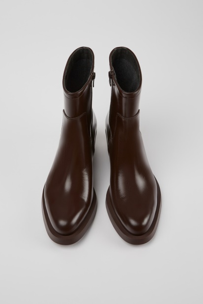 Camper Design Bonnie Mørkebrune Ankelstøvletter For Kvinner