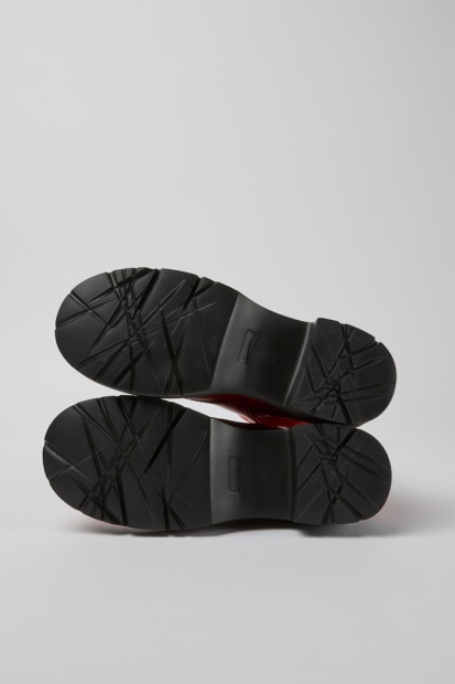 Eksklusiv Campingvogn Milah Røde Snørestøvletter For Kvinner