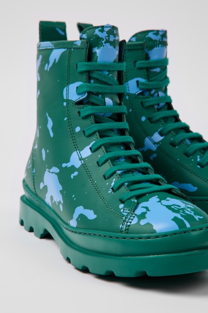 Camper Brutus Ankelstøvletter I Grønt Og Blått For Kvinner, Nyankomne