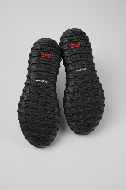 Camper Design Ground Michelin Mørkegrønne Ankelstøvletter I Tekstil Og Skinn For Kvinner