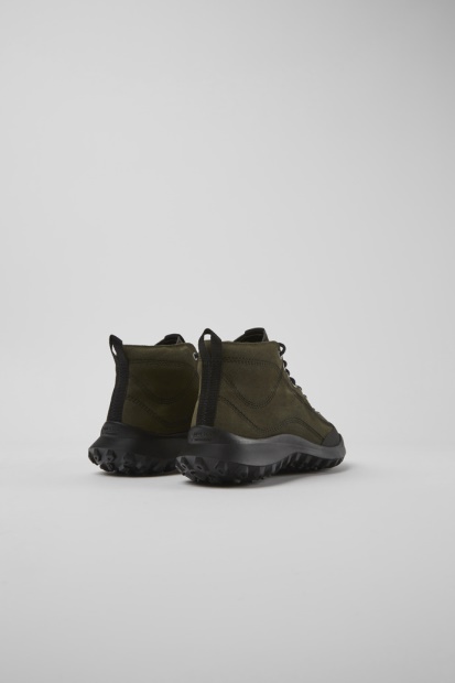 Crclr Gore-tex Grønn Nubuck Og Tekstil Joggesko For Kvinner Eksklusiv Campingvogn