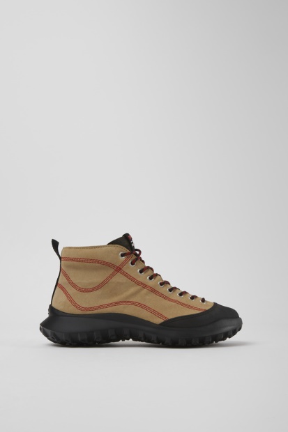Camper Design Crclr Gore-tex Beige Nubuck Og Tekstil Joggesko For Kvinner