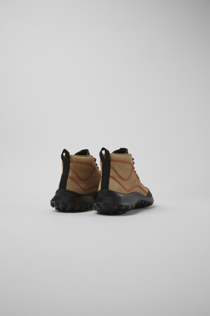 Camper Design Crclr Gore-tex Beige Nubuck Og Tekstil Joggesko For Kvinner
