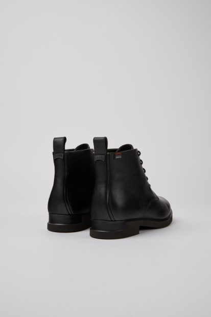 Eksklusiv Campingvogn Iman Gore-tex Svart Ankelstøvlett Med Snøring For Kvinner