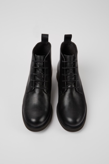 Eksklusiv Campingvogn Iman Gore-tex Svart Ankelstøvlett Med Snøring For Kvinner