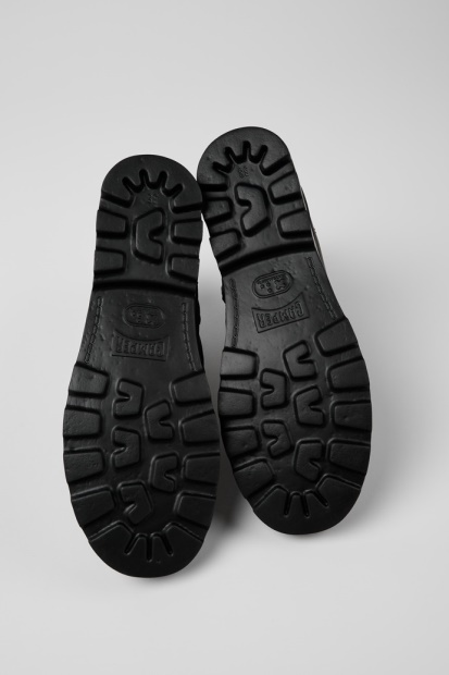 Camper Design Brutus Brune Ankelstøvletter I Tekstil Og Skinn For Kvinner