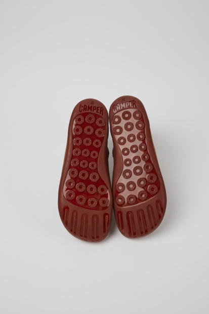 Peu Brune Ankelstøvletter I Skinn For Kvinner Eksklusiv Campingvogn