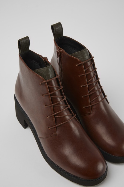 Wonder Brune Ankelstøvletter For Kvinner Camper Nyankomne