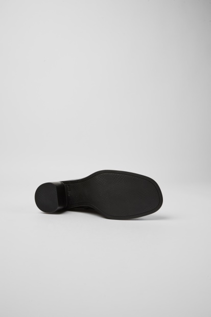 Design Meda Svarte Skinnstøvler For Damecamper