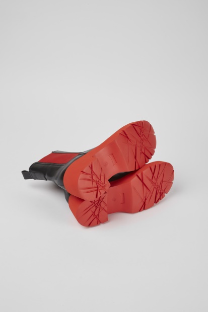 Camper Milah Svarte Skinnstøvler For Kvinner Nyankomne