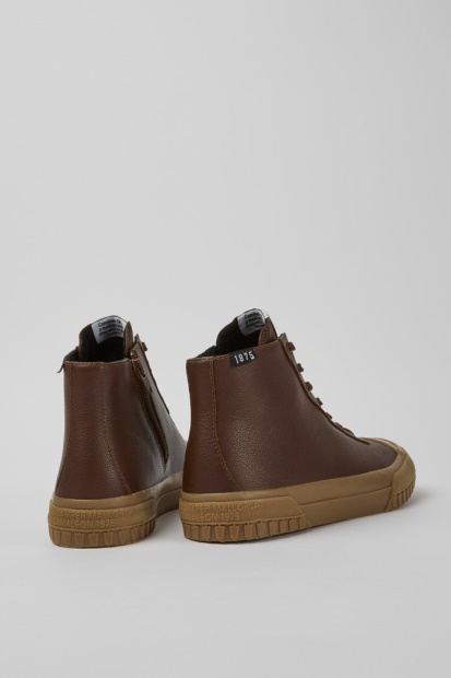 Eksklusiv Camper Camaleon Brune Skinnstøvler For Kvinner