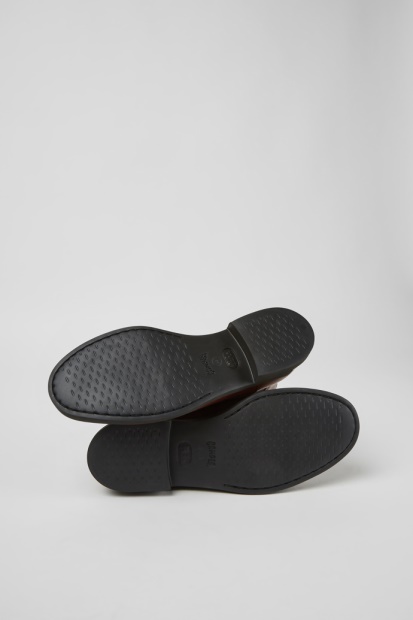 Eksklusiv Camper Iman Burgunder Ankelstøvletter I Skinn