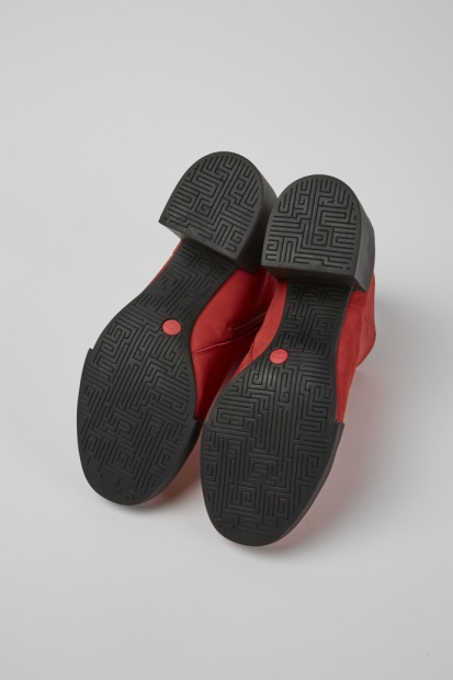 Eksklusiv Camper Lotta Røde Ankelstøvletter For Kvinner