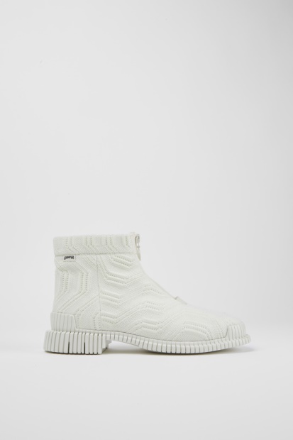 Design Pix Tencel Hvite Zip-støvler Til Damecamper