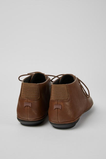 Camper Design Høyre Brun Snøresko For Kvinner