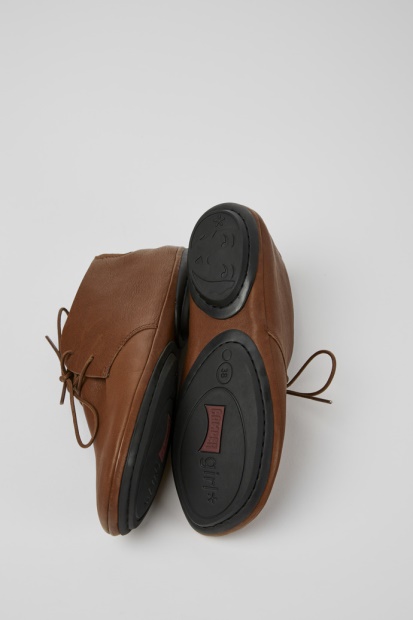 Camper Design Høyre Brun Snøresko For Kvinner