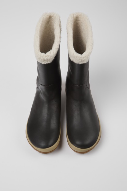 Peu Pista Gore-tex Brune Skinnstøvler For Kvinner Eksklusiv Campingvogn