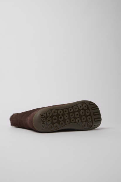 Eksklusiv Camper Peu Brune Nubuck Ankelstøvletter For Kvinner