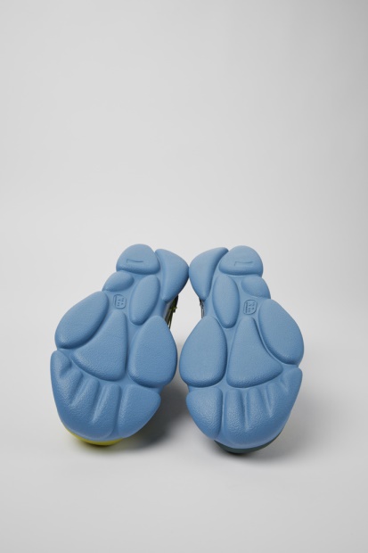 Design Tvillinger Flerfarget Skinn Og Tekstil Joggesko For Kvinner Bobil