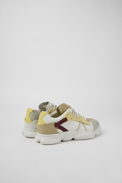 Tvillinger Flerfarget Skinn Og Tekstil Joggesko For Kvinner Bobil Nyankomne