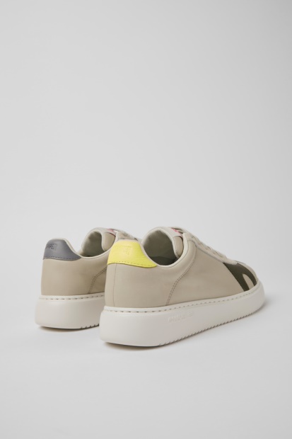 Camper Twins Grått Skinn Og Nubuck Joggesko For Nye Kvinner