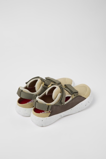 Peu Stadion Flerfarget Skinn Og Tekstil Semi-åpne Joggesko For Kvinner Camper Nyankomne