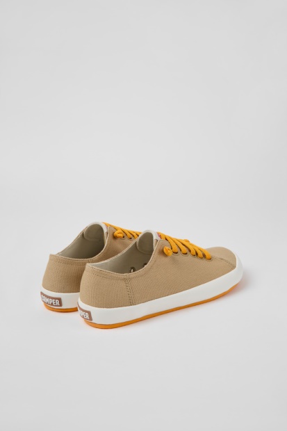 Eksklusiv Camper Peu Rambla Beige Tekstilsneakers For Kvinner