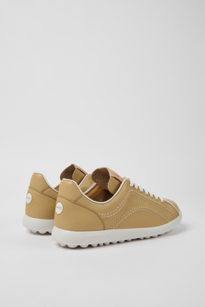 Eksklusive Camper Pelotas Xlite Beige Skinn Joggesko For Kvinner