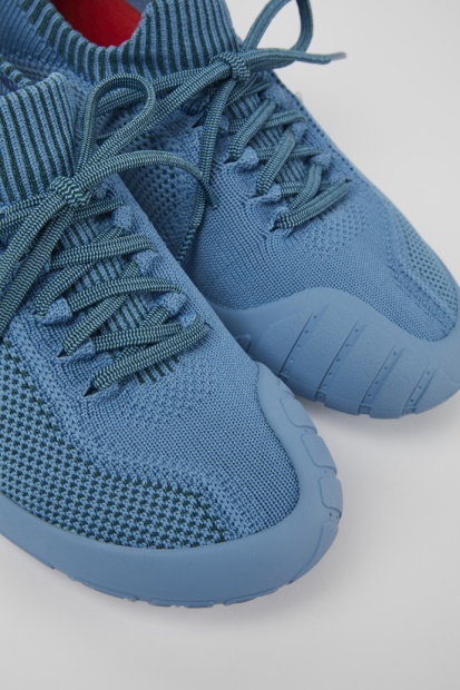 Design Path Blå Tekstil Joggesko For Kvinner Bobil