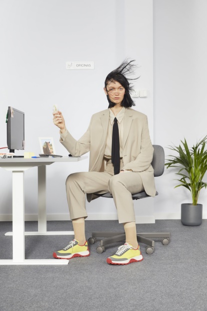 Campingvogn Design Drift Trail Vibram Flerfarget Tekstil Og Nubuck Joggesko For Kvinner