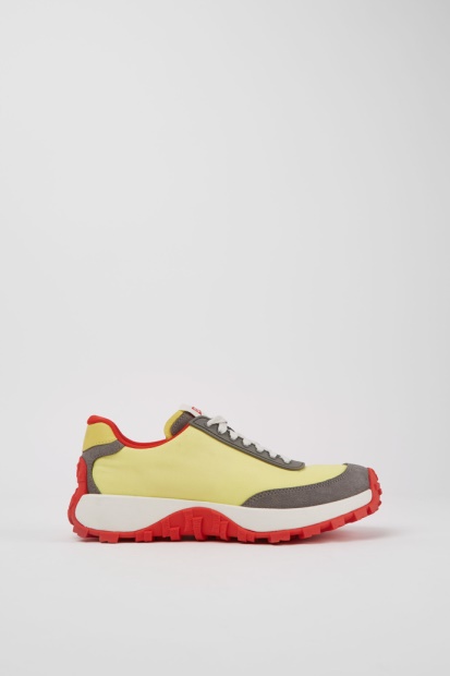 Campingvogn Design Drift Trail Vibram Flerfarget Tekstil Og Nubuck Joggesko For Kvinner