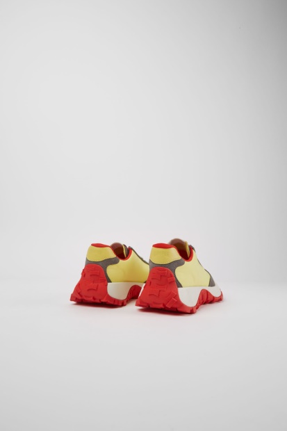 Campingvogn Design Drift Trail Vibram Flerfarget Tekstil Og Nubuck Joggesko For Kvinner