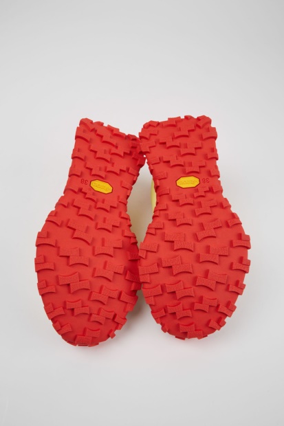 Campingvogn Design Drift Trail Vibram Flerfarget Tekstil Og Nubuck Joggesko For Kvinner