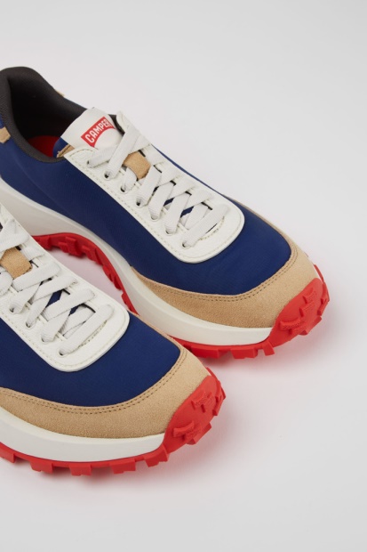 Camper Drift Trail Vibram Flerfarget Tekstil Og Nubuck Joggesko For Nye Kvinner