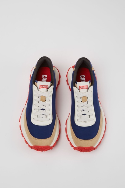 Camper Drift Trail Vibram Flerfarget Tekstil Og Nubuck Joggesko For Nye Kvinner