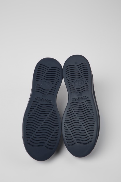 Camper Design Tvillinger Blå Og Grønn Printet Skinn Joggesko For Kvinner