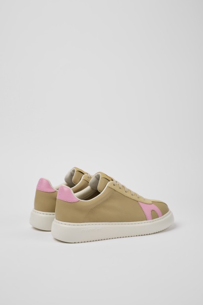 Eksklusiv Camper Runner K21 Beige Og Rosa Joggesko For Kvinner